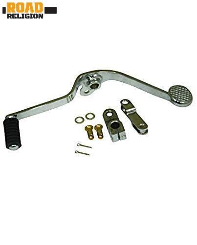 Road Religion Metal Rx100 / Rxg 135 Gear Lever With Gear Meeling Kit/Boss Kit/Arm Shift Kit (Parts Of Gear Lever) (2139035, Silver)