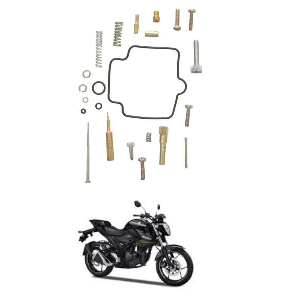 Carburetor Repair Kit Compatible with Gixxer 150 – Complete Carb Rebuild Kit for Smooth Engine Parts Performance