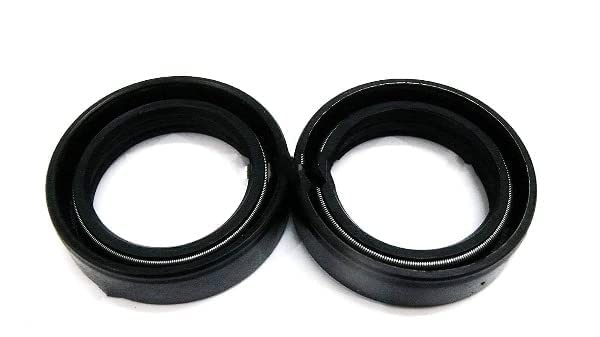 Road Religion Front Fork Shocker Seal & Dust Cap Combo Compatible with RX100, RX135 & RXG135 | Heavy-Duty Shock Up Oil Seal Set (2-Piece)