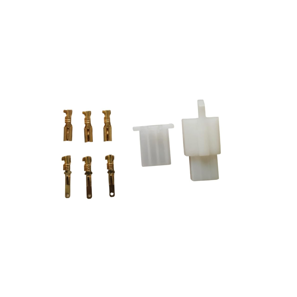 3 Pin Electrical Coupler with Terminal Set – Wire Connector Plug (Pack of 5)