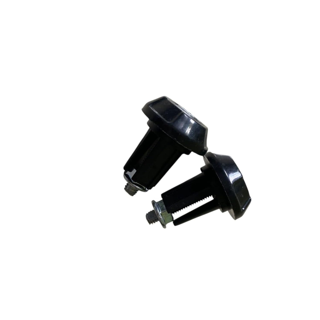 Road Religion Handlebar End Weights with Bolts for FZS - Heavy-Duty Bar End Sliders (Black)