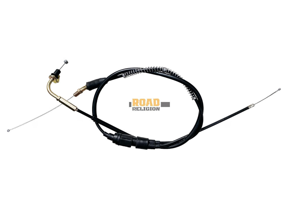 Road Religion Complete Cable Set compatible with Yamahaa RX135 - Throttle, Clutch, Brake, Choke and Speedometer Cables (Heavy-duty, Long-lasting)