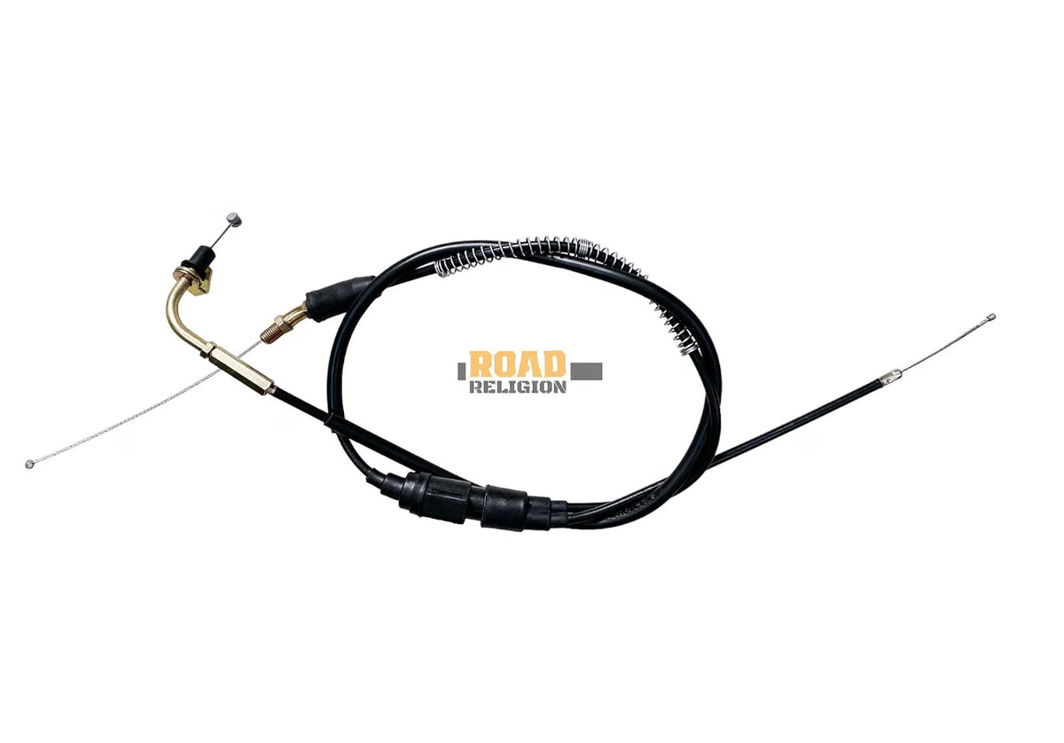 Road Religion Complete Cable Set compatible with Yamahaa RX135 - Throttle, Clutch, Brake, Choke and Speedometer Cables (Heavy-duty, Long-lasting)