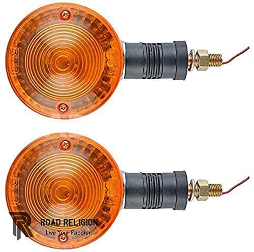 Road Religion Top-tier Rear Indicator/Blinker Set compatible with RX100/RXG135/RX135 - Pair of 2 PCS (Orange- Top-tier)