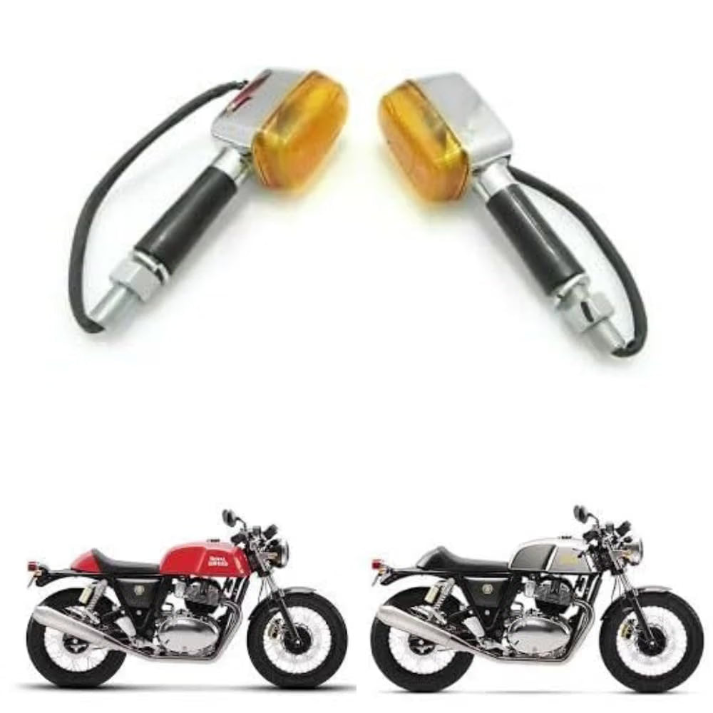 Road Religion Genuine Swiss Rear Indicator Set (2 Pcs) Compatible with Continental GT and Interceptor 650 – Original