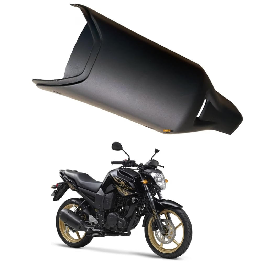 Road Religion Heavy-Duty Silencer Plate/Guard Compatible with Yamahaa FZ V1/ Fazer V1 (Black)