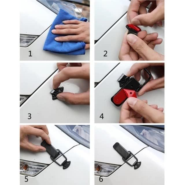Quick Release Clips - A Premium Car Bumper Lock Clips Kit, Featuring TRD Bumper Clips Made of Durable Iron Material, Compatible Set of Two Clips, Suitable for All Car
