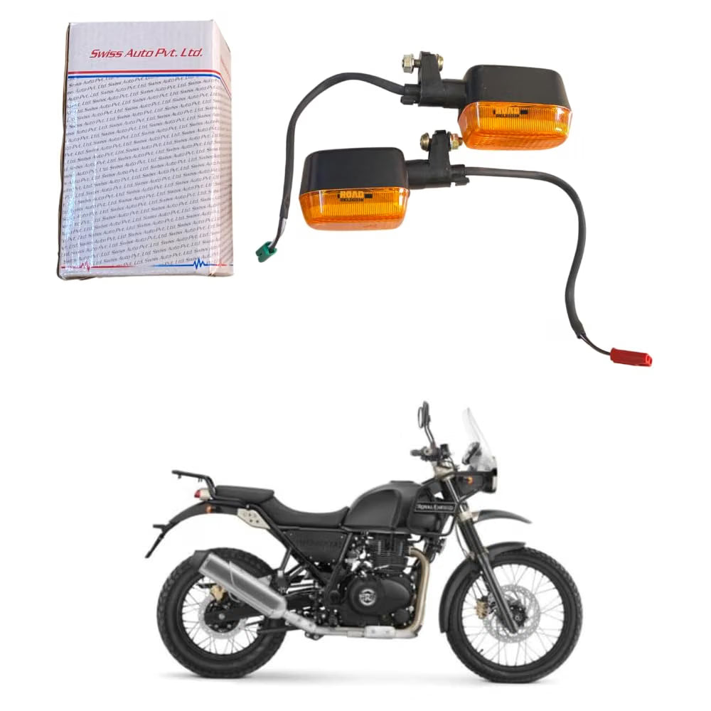 Road Religion Genuine Swiss Front Indicator/Turn Signal/Blinker Set (2 pcs) for Himalayan 411 - Original