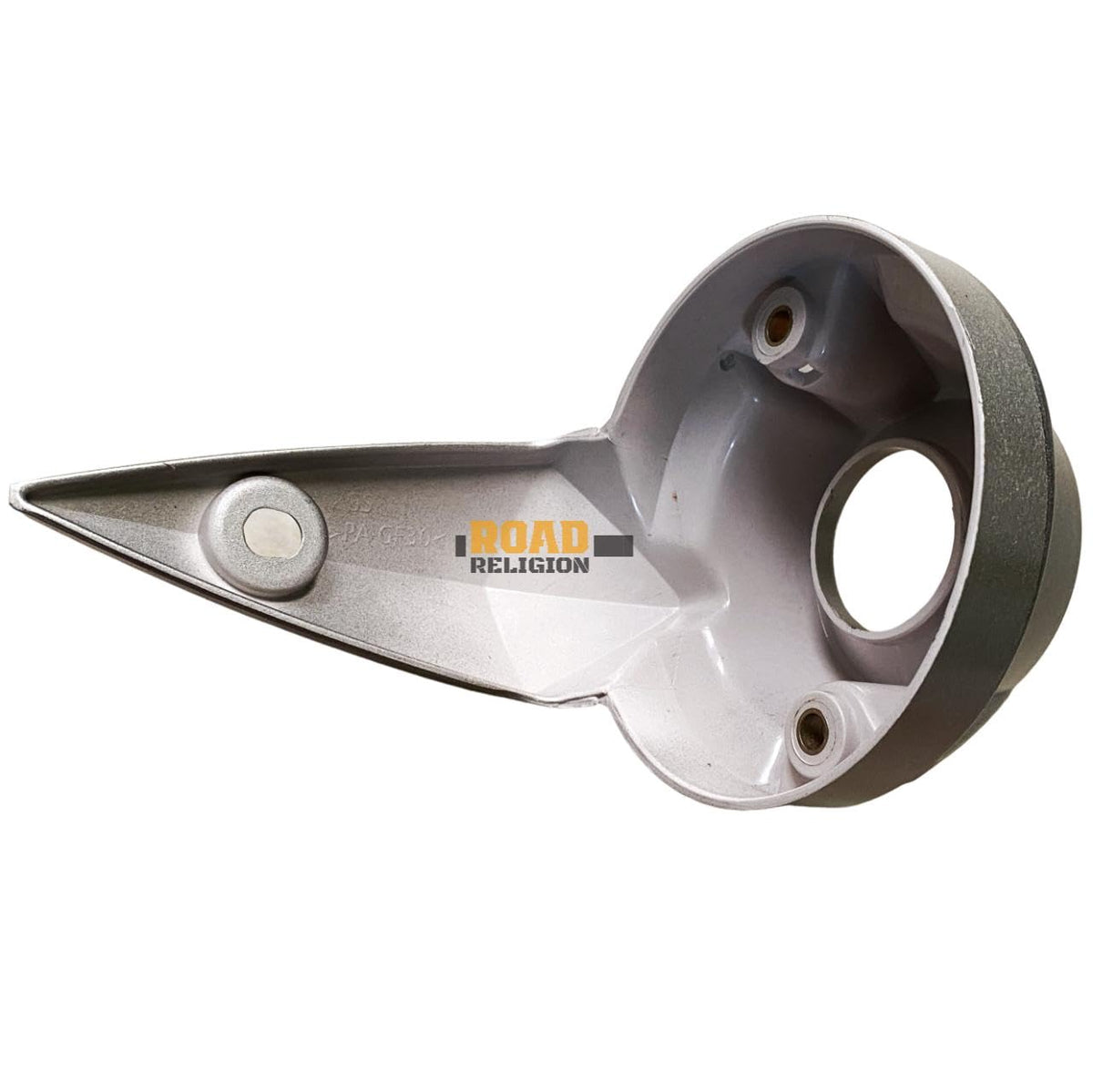 Road Religion Heavy-Duty Silencer End Cap Compatible with Yamahaa FZ V2/ Fazer V2 (Silver) - (R1080)
