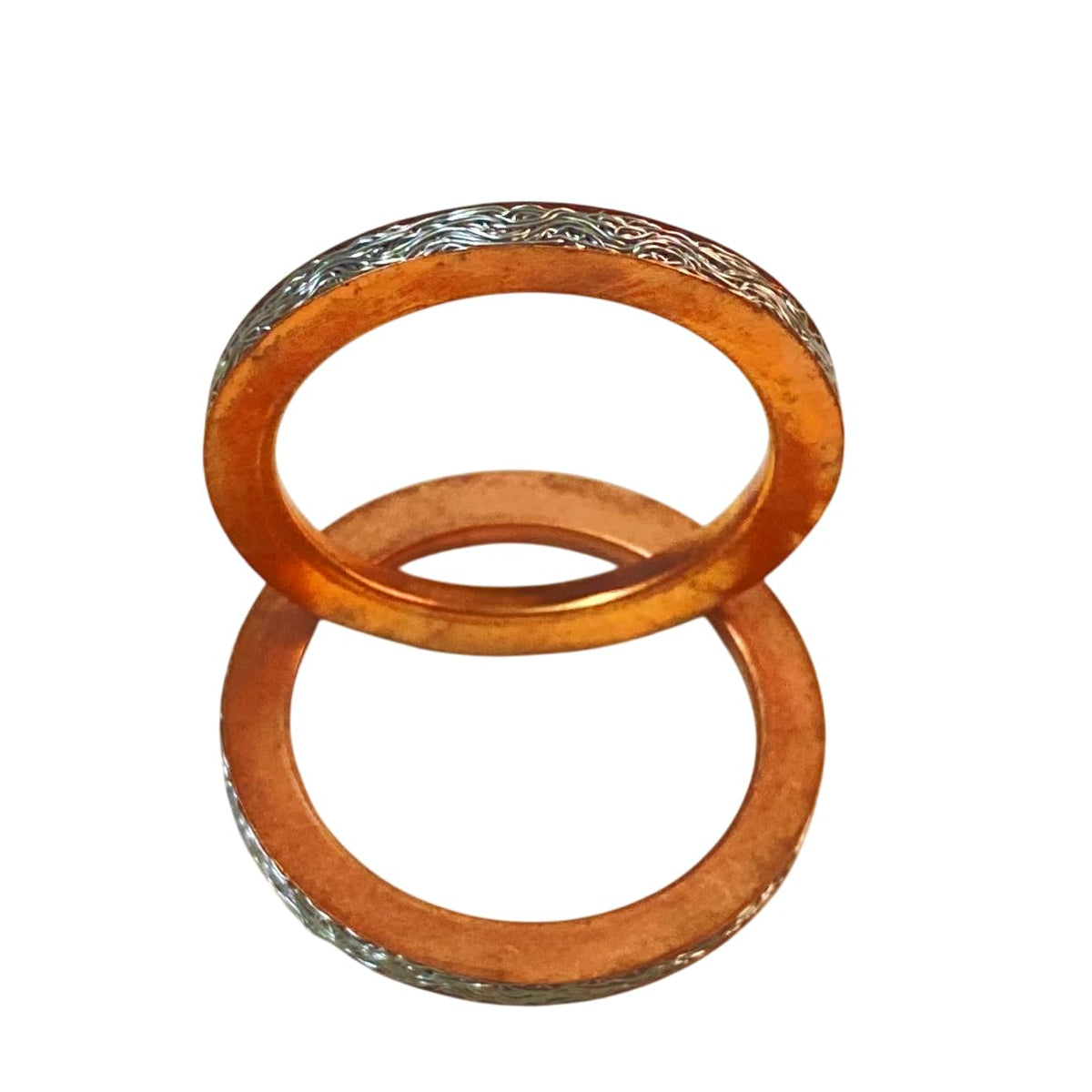 Road Religion Copper Exhaust Gasket for FZ-16 | Heat-Resistant Seal | Leak-Proof Fit | Durable Replacement - (R1059)