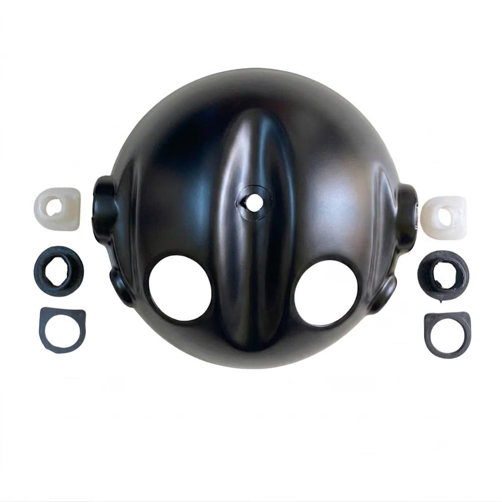 Road Religion Front Headlight Doom (Back Cover - Plastic) With Fitting compatible with RX100/ RXG135/ RX135 - Heavy-duty construction