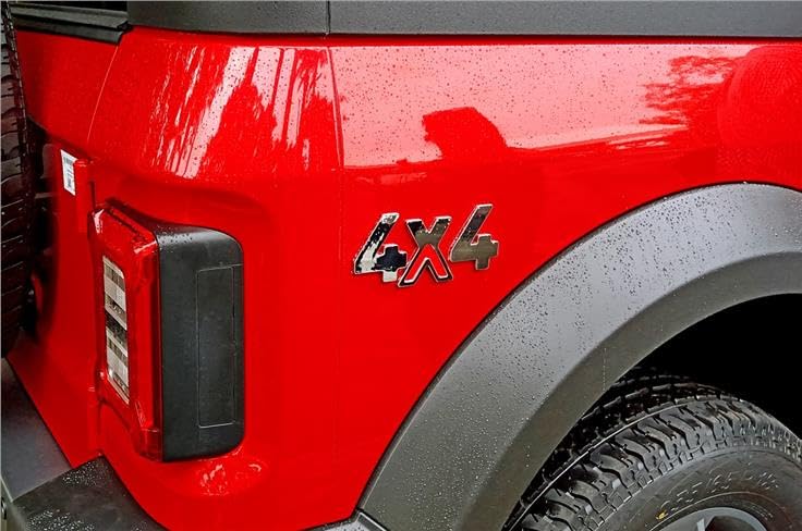 4x4 Thar Metal Finish Emblem Decal – Premium Rugged Off-Road Enthusiast Badge