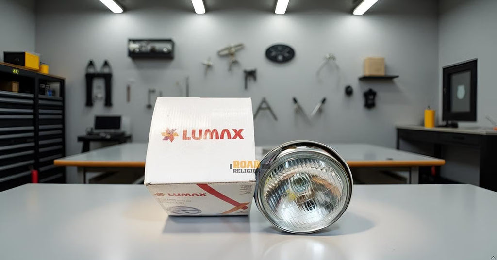 Road Religion Genuine Headlight Assembly compatible with RX100/RX135/RXG135 - Original (Bulb not included)