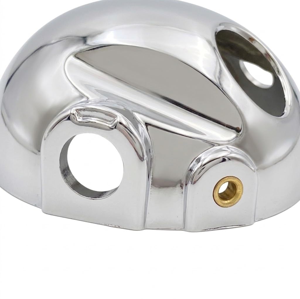 Road Religion Front Headlight Doom Back Cover Compatible with RX100, RXG135 & RX135 | Silver Plastic Headlight Housing Cover