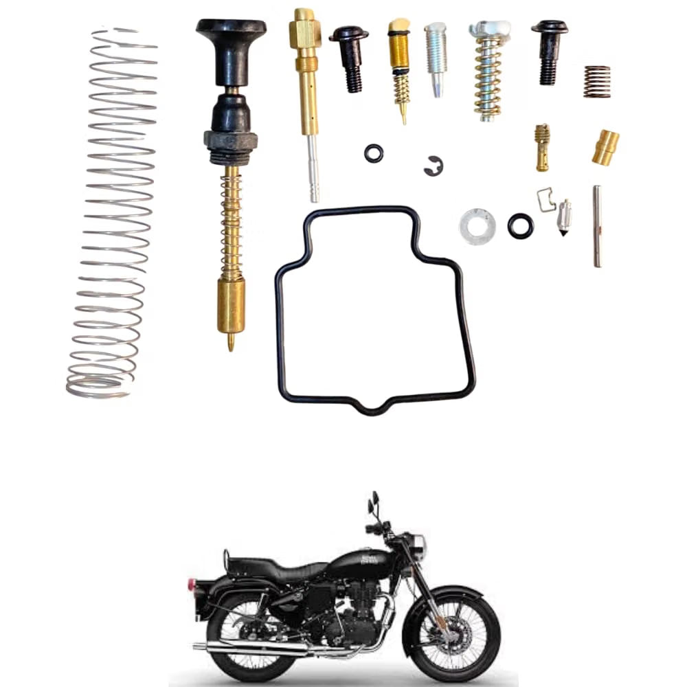 Road Religion Carburetor Repair Kit Compatible with Bullet 350 – Complete Carb Rebuild Kit for Smooth Engine Performance