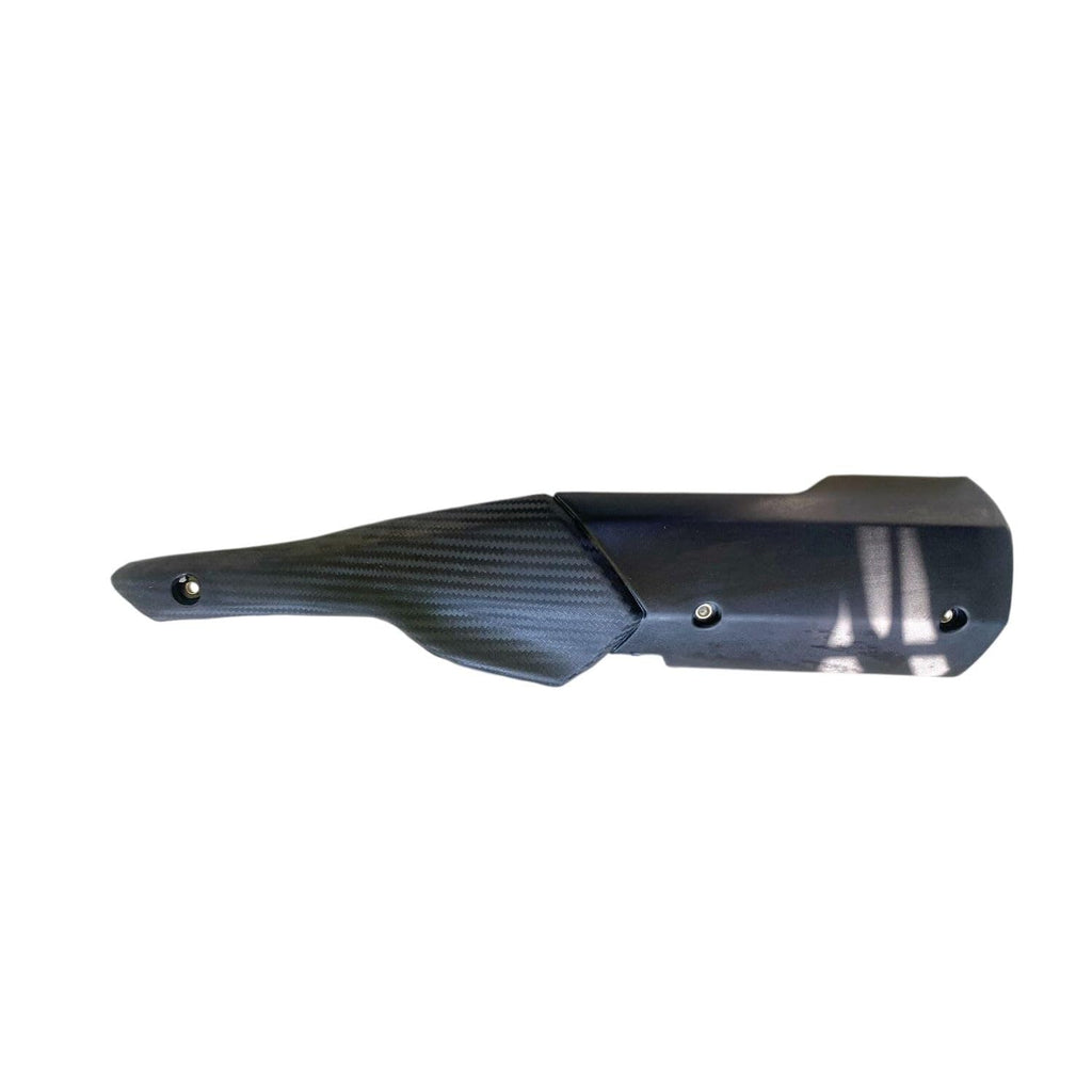 Road Religion Silencer Guard Plate Compatible with MT-15 V1 – Exhaust Heat Shield Protector (Black)