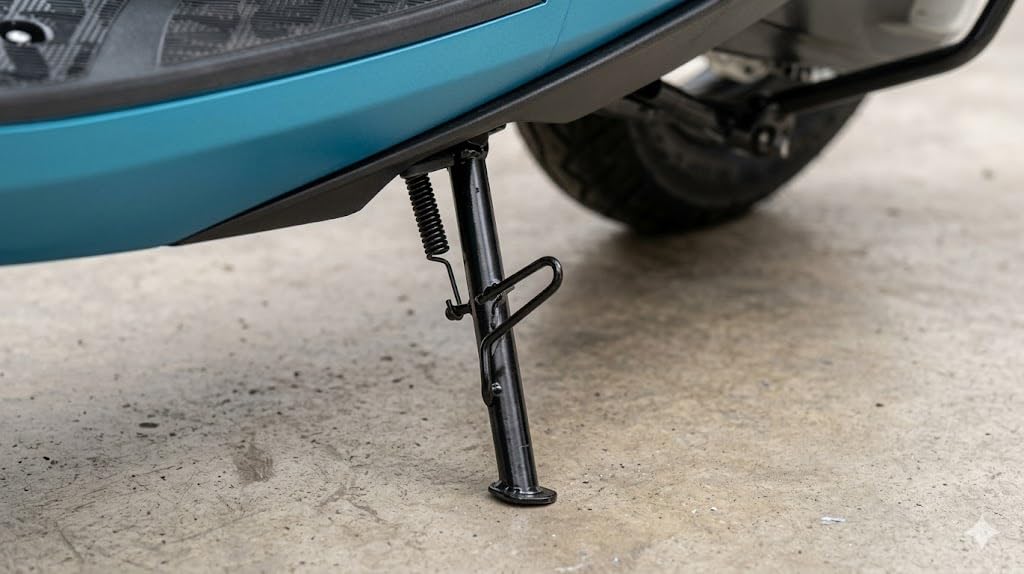 Road Religion Side Stand with Spring Compatible with Jupiter | Heavy-Duty Parking Stand Assembly