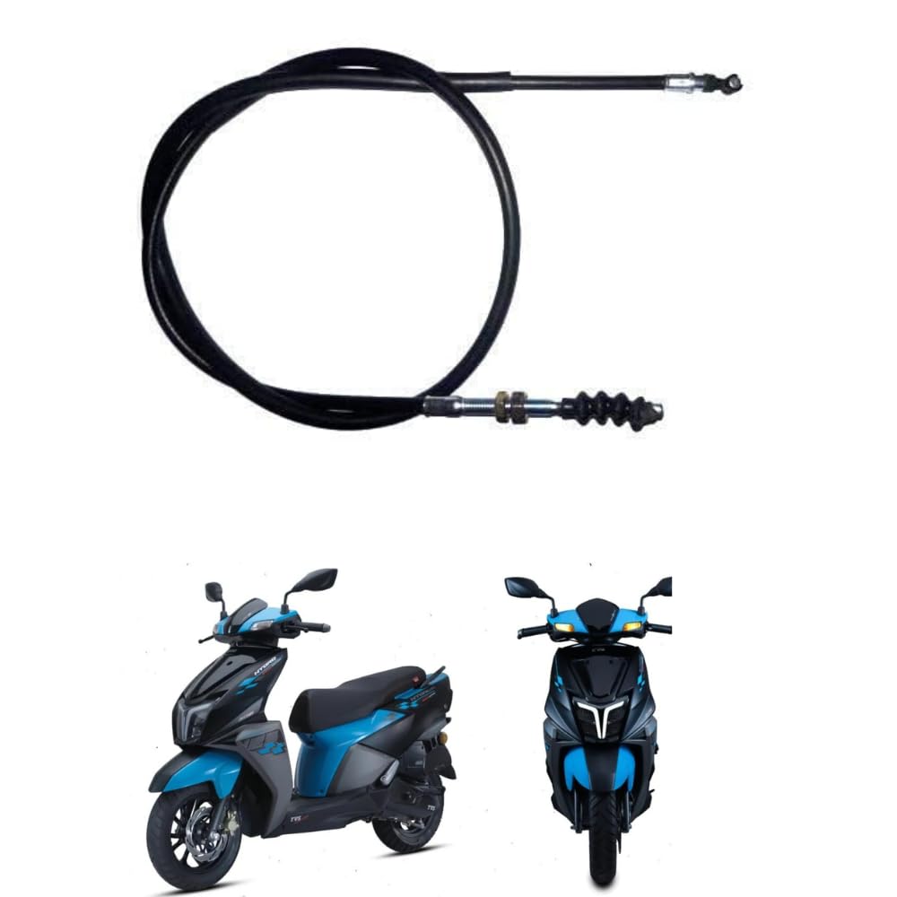 Road Religion Front Brake Cable (Left) Compatible with Ntorq 125 Drum Variant - (RR2797)