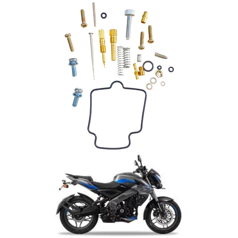Carburetor Repair Kit Compatible with Pulsar NS200 – Complete Carb Rebuild Kit for Smooth Engine Parts Performance