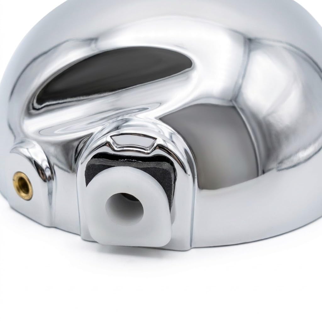 Road Religion Front Headlight Doom Back Cover Compatible with RX100, RXG135 & RX135 | Silver Plastic Headlight Housing Cover