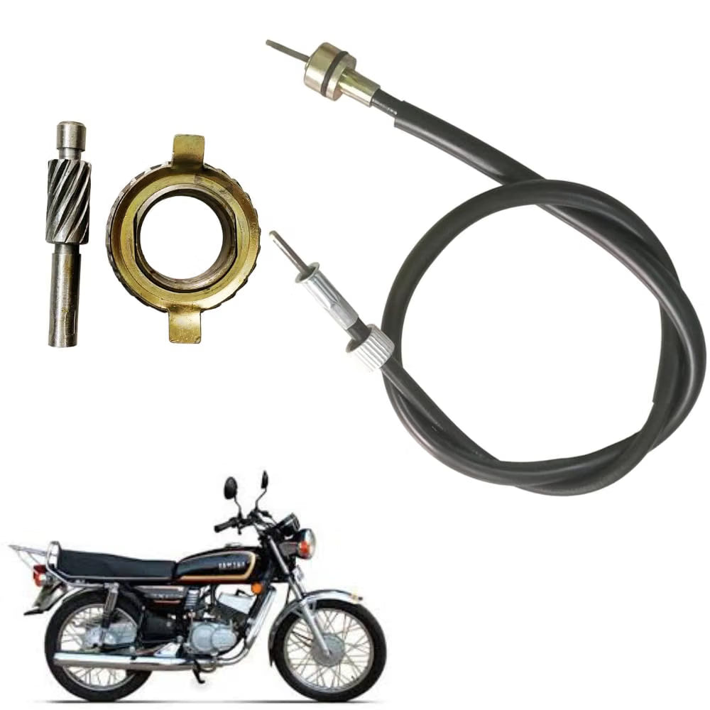 Road Religion Combo Speedometer Worm/Garari and Speedometer Cable compatible with RX100/RX135/RXG135 - Replacement (Original)