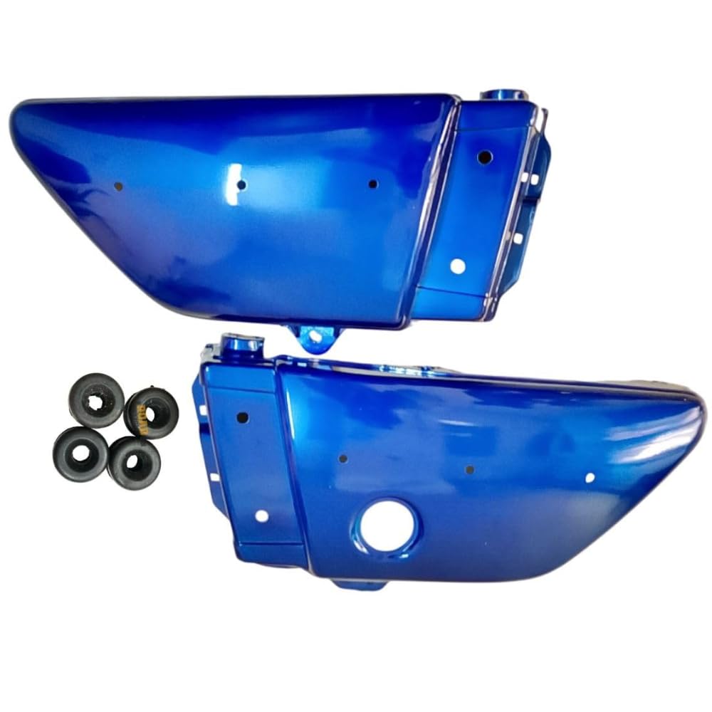Road Religion Side Panel with Rubber Fittings compatible with RX100/RX135 - High Graded (Blue)