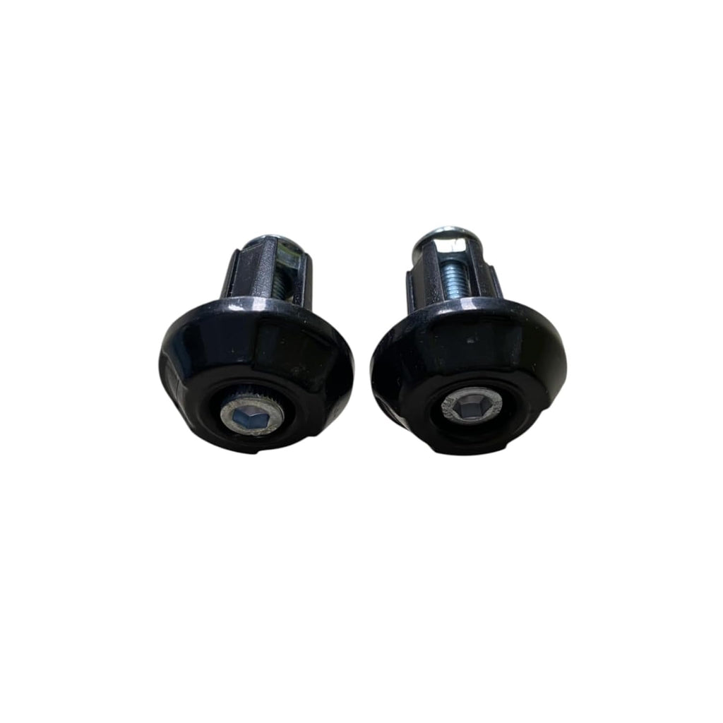 Road Religion Handlebar End Weights with Bolts for FZS - Heavy-Duty Bar End Sliders (Black)