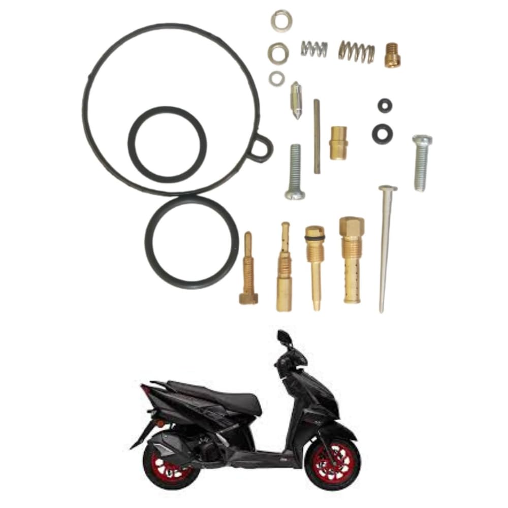 Carburetor Repair Kit Compatible with Ntorq 125 – Complete Carb Rebuild Kit for Smooth Engine Parts Performance