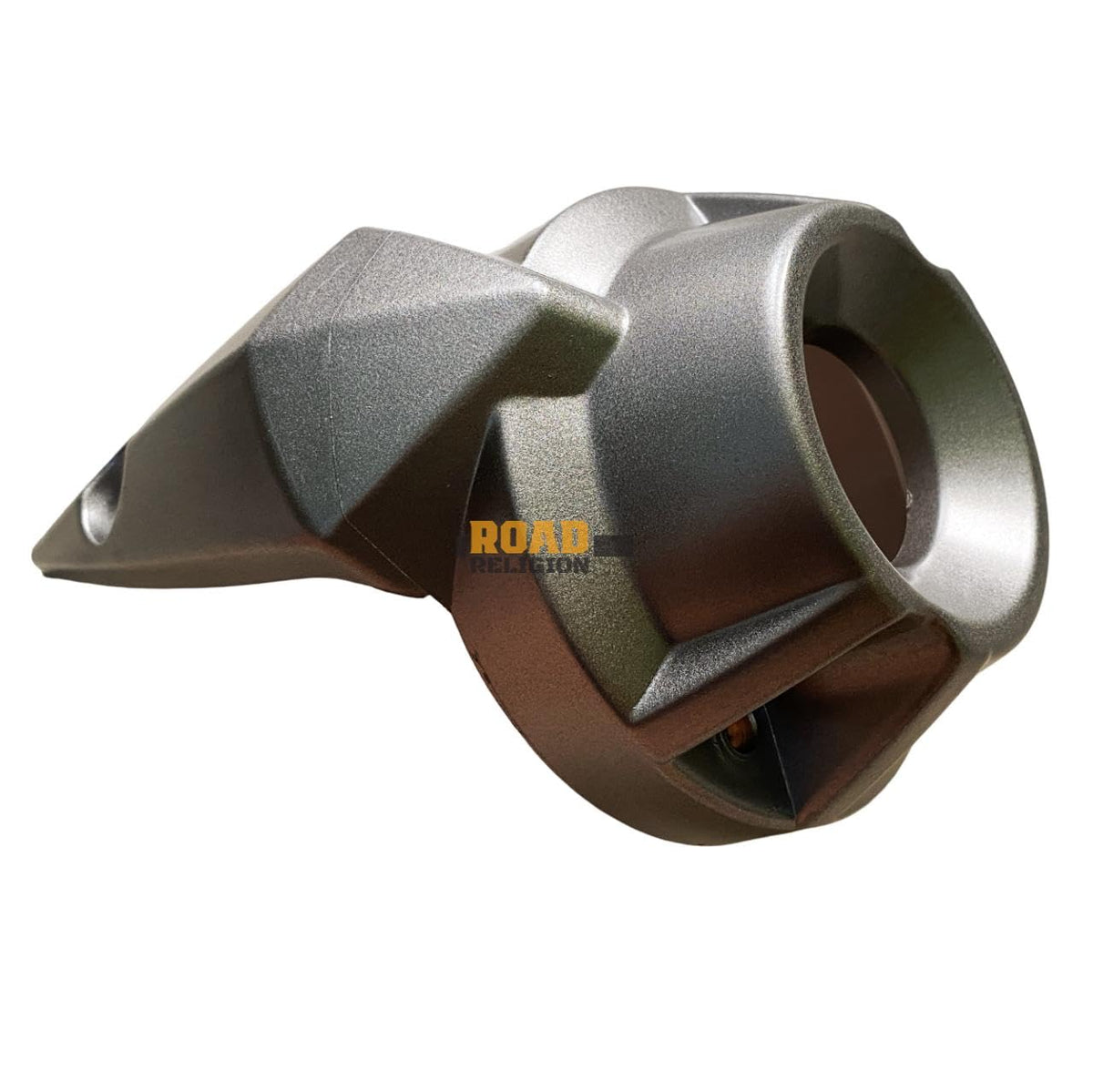Road Religion Heavy-Duty Silencer End Cap Compatible with Yamahaa FZ V2/ Fazer V2 (Silver) - (R1080)