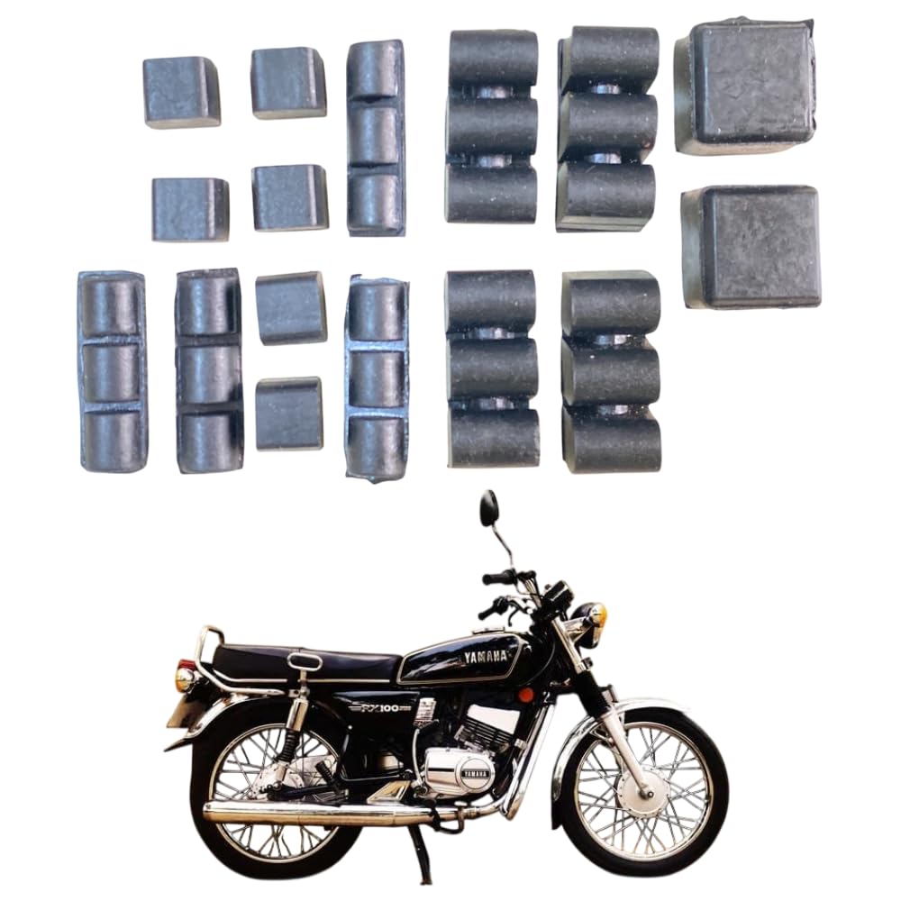 Road Religion Cylinder Rubber Kit Compatible with RX100 | Heavy-Duty Engine Parts Cylinder Rubber Set