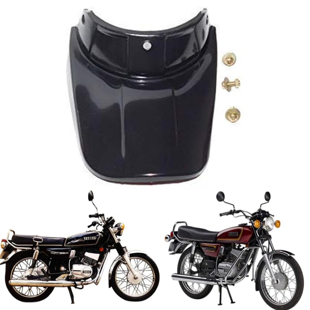 Road Religion Rear Mud Flap Compatible with RX100/ RX135 - Complete with Fitting Accessories (Heavy Duty - Rubber) - (R0020)