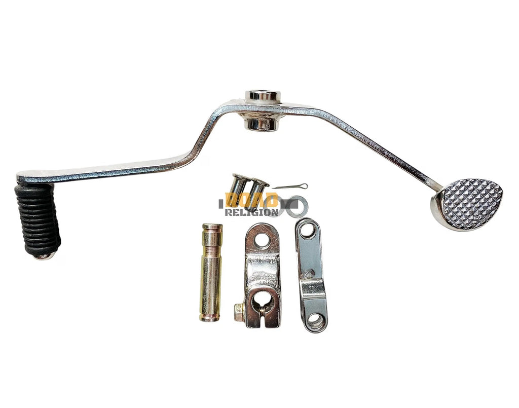 Road Religion Metal Rx100 / Rxg 135 Gear Lever With Gear Meeling Kit/Boss Kit/Arm Shift Kit (Parts Of Gear Lever) (2139035, Silver)