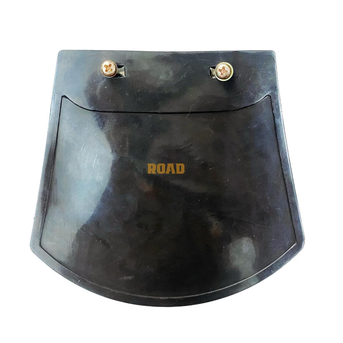 Road Religion Front and Rear Mud Flap Combo Compatible with Yamaha RX100/ RX135 - Complete with Fitting Accessories (Heavy Duty - Rubber)