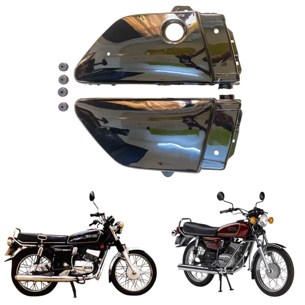 Road Religion Side Panel with Rubber Fittings compatible with RX100/RX135 (Black)