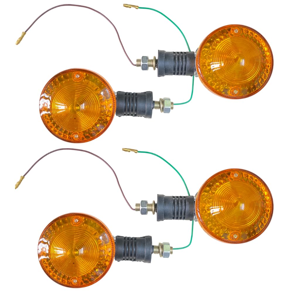 Genuine Swiss Front & Rear Indicator/Turn Signal/Blinker Combo Compatible with RX100 & RX135 | Original Fitment Indicator Set (4 Pcs)