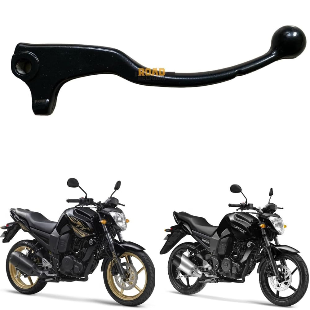 Road Religion Brake Lever Compatible with Yamahaa FZ V1, Gladiator - Enhanced Control and Durability (Black)