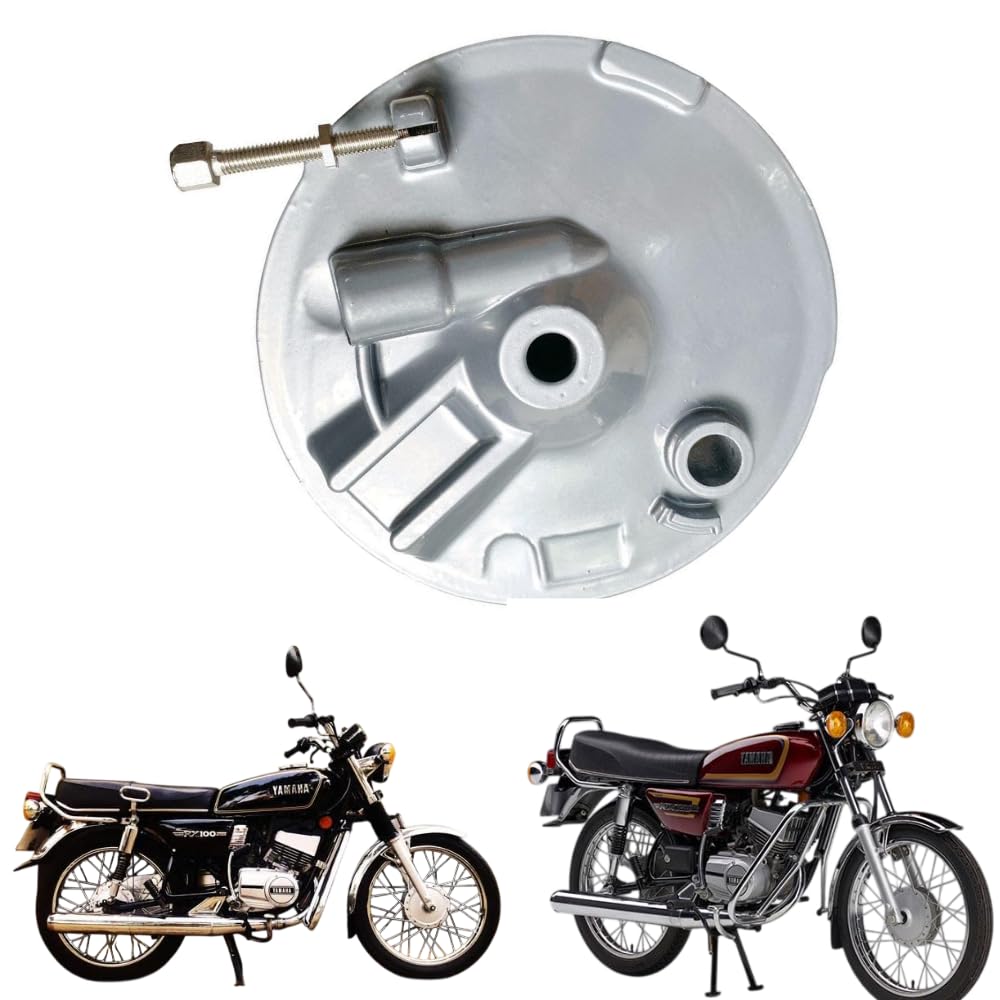 Road Religion Rear Wheel Drum Assembly Compatible with Yamaha RX100/ RX135/ RXG135 - Heavy-Duty Construction