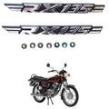 Road Religion Side Panel Monogram Emblem with Fitting Compatible with RX135 & RXG135 | Premium Logo Badge | Durable Side Panel Name Plate