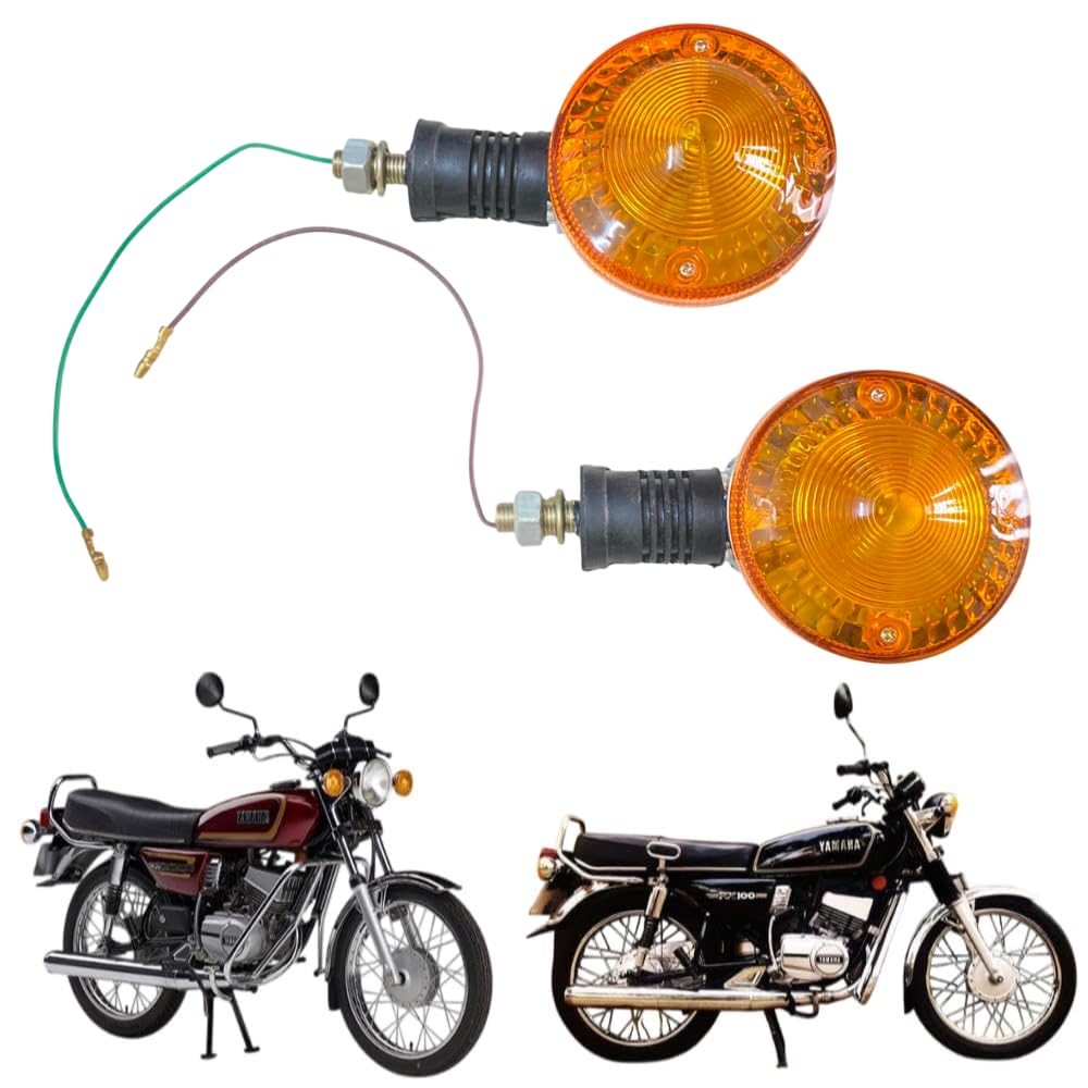 Genuine Swiss Rear Indicator/Turn Signal/Blinker Set Compatible with RX100 & RX135 Original | Rear Indicator Light Set (2 Pcs)