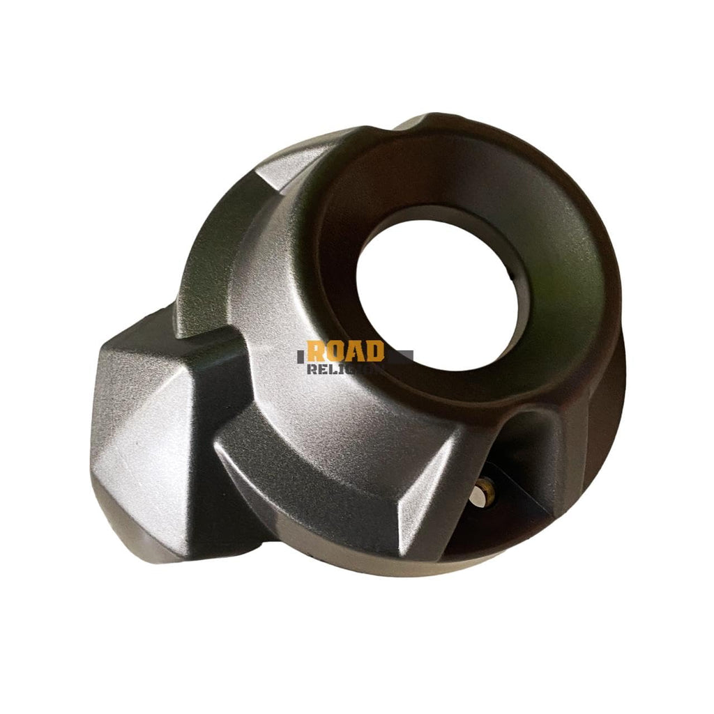 Road Religion Heavy-Duty Silencer End Cap Compatible with Yamahaa FZ V2/ Fazer V2 (Silver) - (R1080)