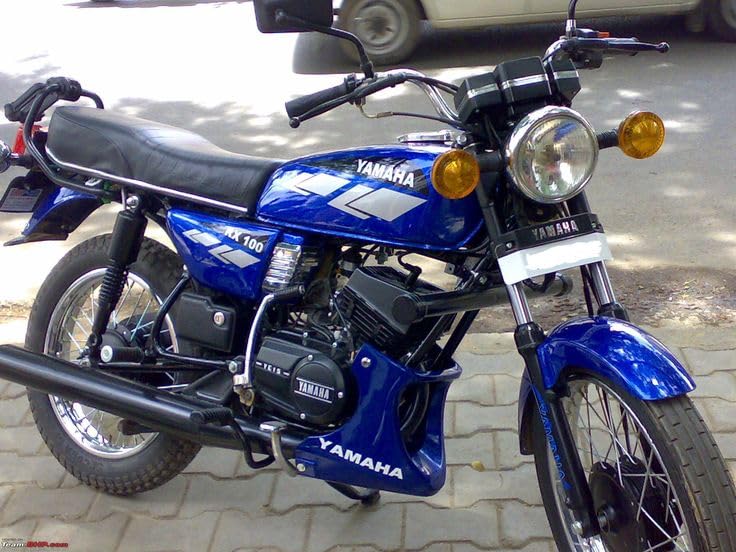 Road Religion Side Panel with Rubber Fittings compatible with RX100/RX135 - High Graded (Blue)