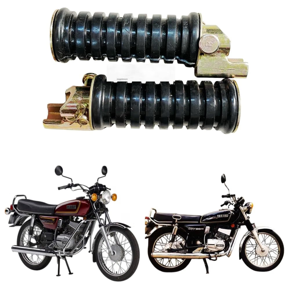 Road Religion Rear Foot Rest Assembly compatible with Yamaha RX100/ RX135/ RXG135 - Heavy-duty construction