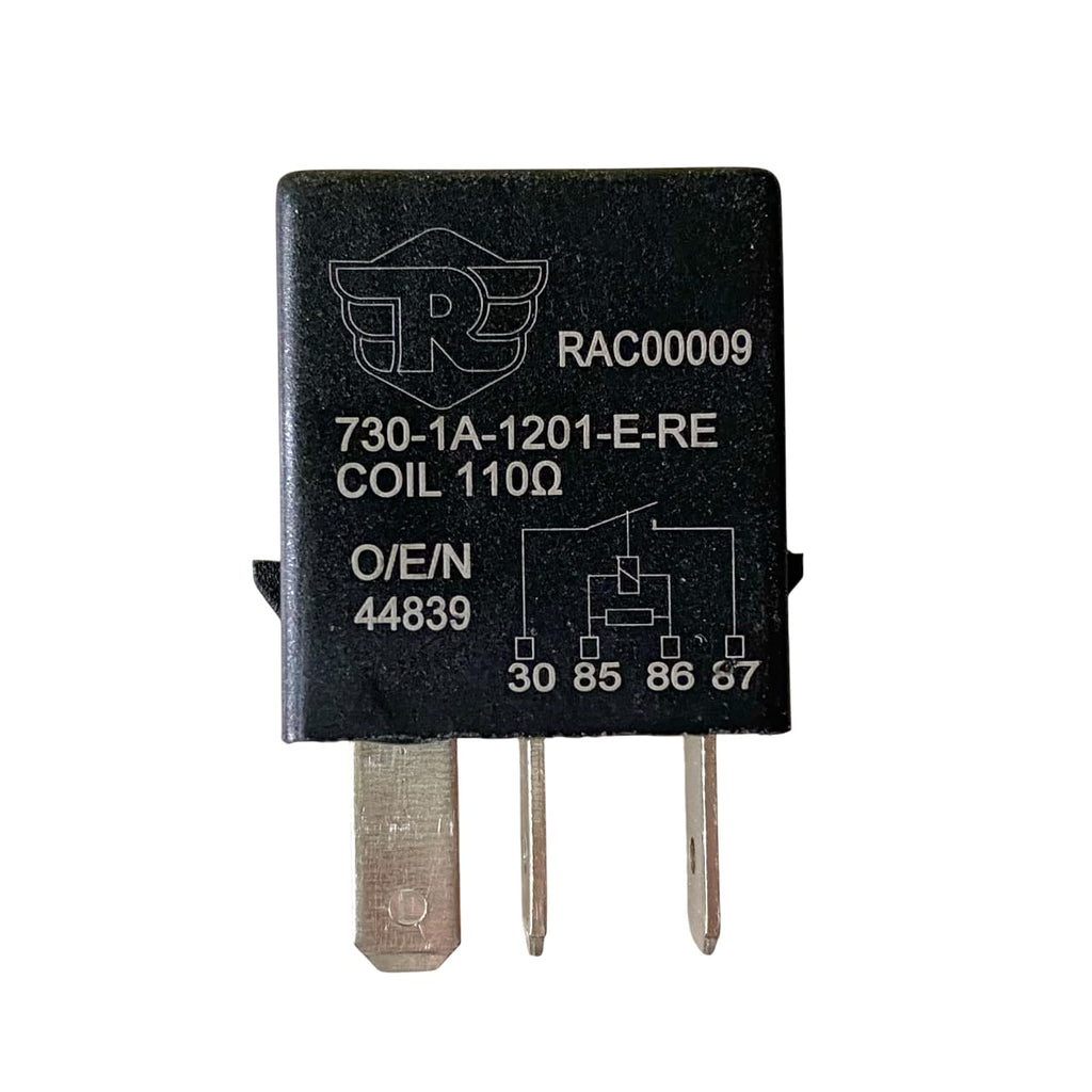 Road Religion Genuine 4-Pin Automotive Relay Compatible with Interceptor 650, Continental GT 650, Himalayan 450, Classic 350 Reborn, Hunter 350, Meteor 350 & Bullet 350 | 730-1A-1201-E-RE COIL 110Ω)