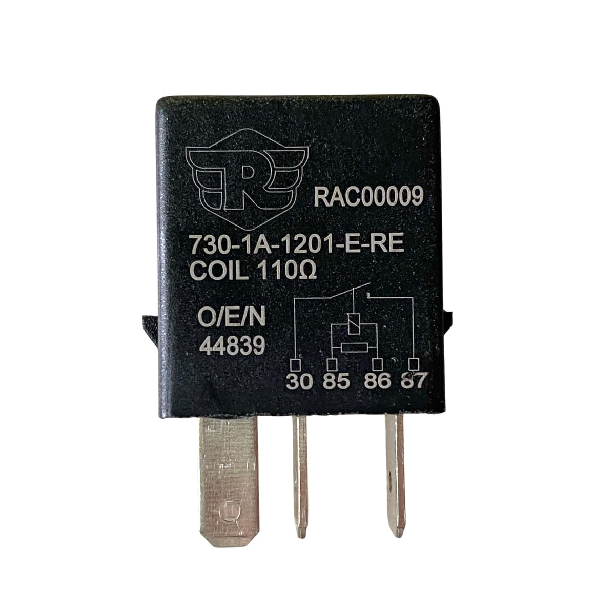 Road Religion Genuine 4-Pin Automotive Relay Compatible with Interceptor 650, Continental GT 650, Himalayan 450, Classic 350 Reborn, Hunter 350, Meteor 350 & Bullet 350 | 730-1A-1201-E-RE COIL 110Ω)