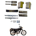 Road Religion Top-Grade Complete/Emblem Set Compatible with RX100-9 Pieces (2 Side Panel RX100, 2 Tank, 2 "L, 1 Front, 2 Chamber Sticker)