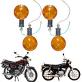 Genuine Swiss Front & Rear Indicator/Turn Signal/Blinker Combo Compatible with RX100 & RX135 | Original Fitment Indicator Set (4 Pcs)