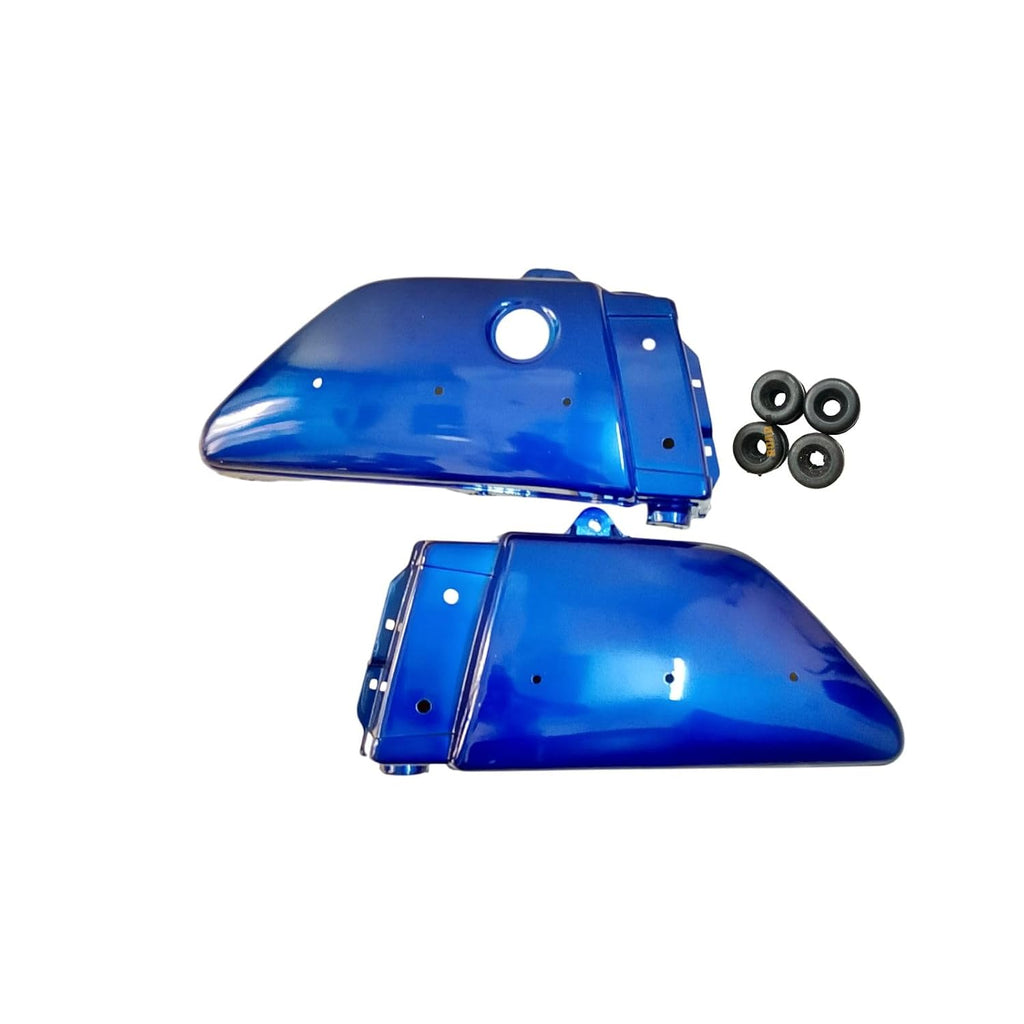 Road Religion Side Panel with Rubber Fittings compatible with RX100/RX135 - High Graded (Blue)