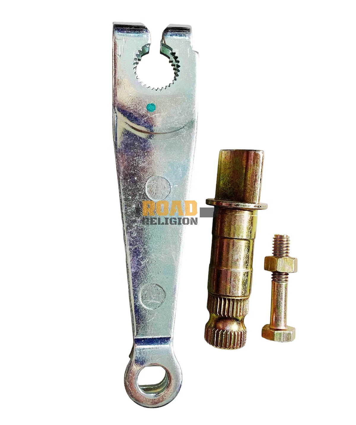 Road Religion Heavy-Duty Front Brake Cam Lever with Adjuster Compatible with Yamahaa RX100/ RXG135/ RX135 - Heavy-Duty Construction - (R0064)
