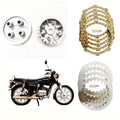 Complete Clutch Kit Compatible with RX100 – Boss Clutch, Pressure Plate, Steel Plates (4 Pcs) & Clutch Plates (5 Pcs) Combo Set
