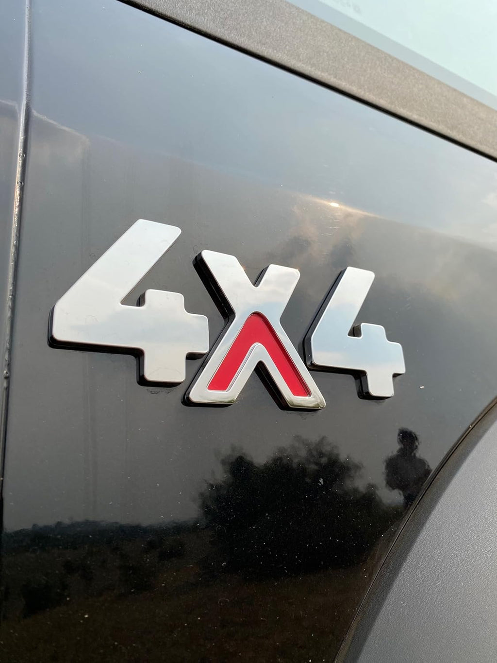 4x4 Thar Metal Finish Emblem Decal – Premium Rugged Off-Road Enthusiast Badge